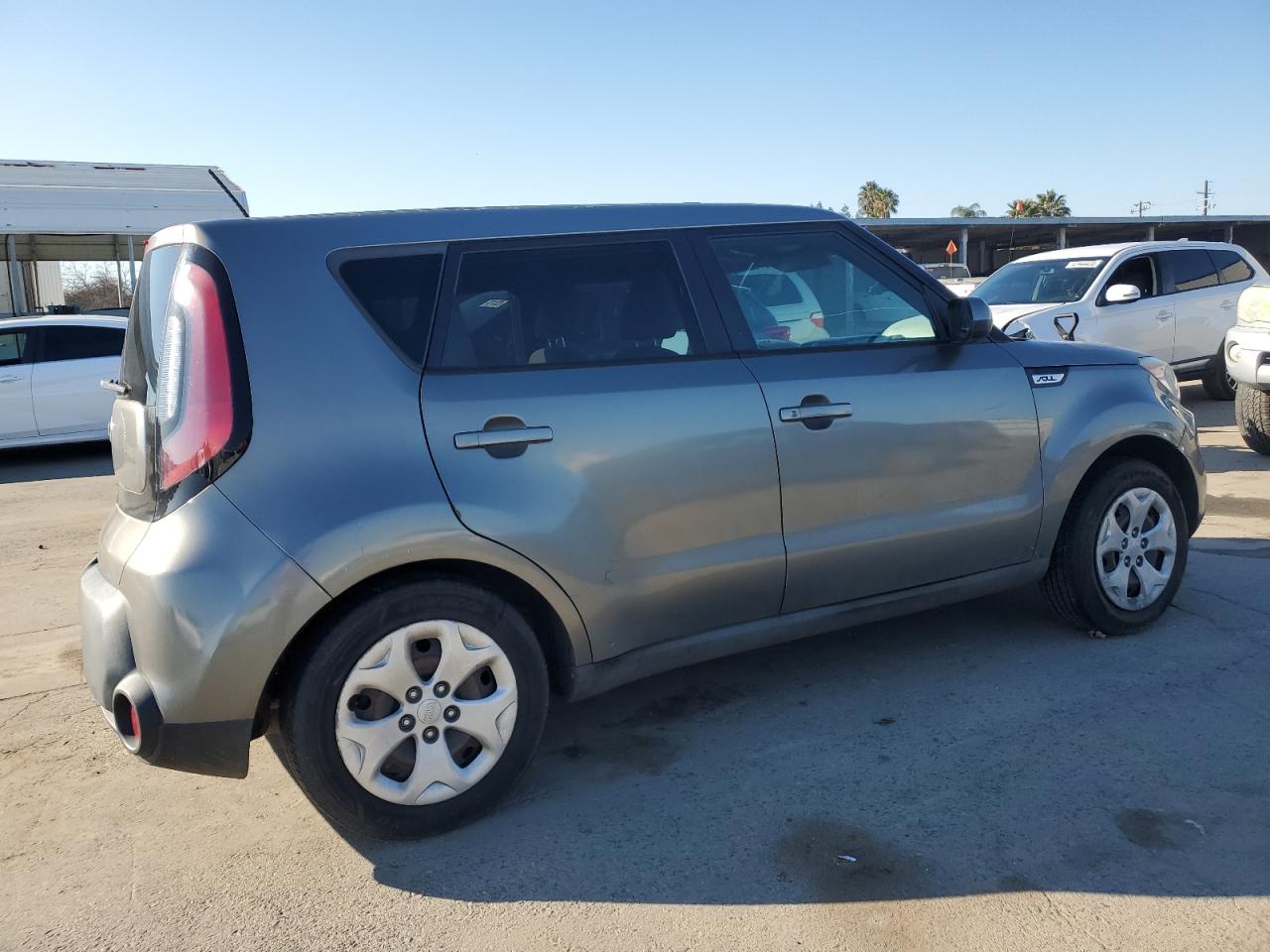 2015 KIA Soul VIN KNDJN2A24F7155300 Copart auction photo, rear end / undercarriage damage thumbnail 3