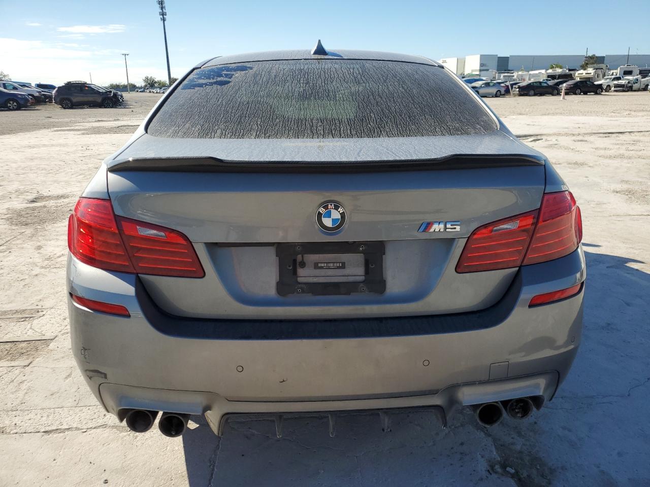 2014 BMW M5 VIN WBSFV9C52ED097797 Copart auction photo, front end damage thumbnail 6