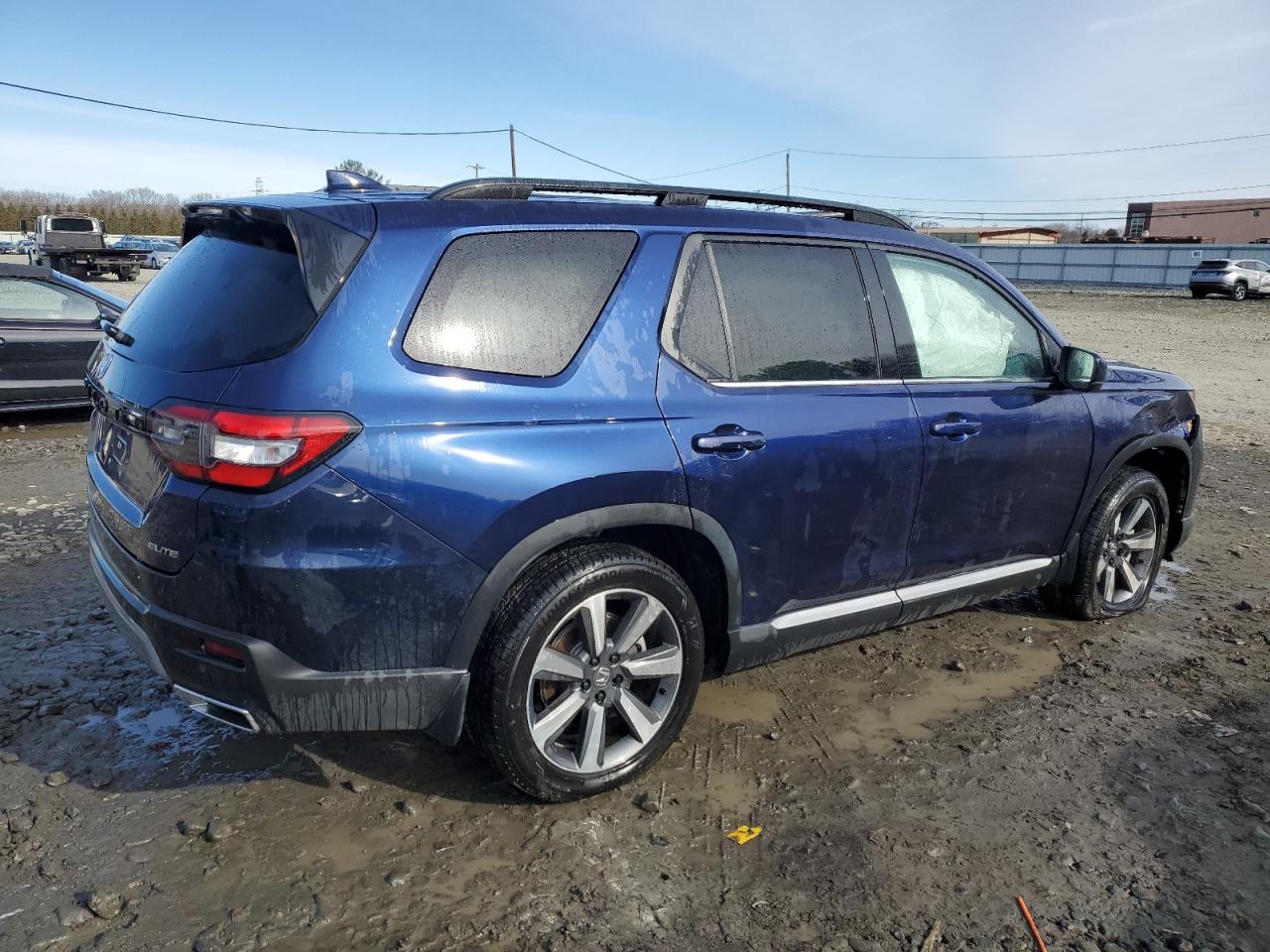 2025 Honda Pilot VIN 5FNYG1H80SB018274 Copart auction photo, side damage thumbnail 3