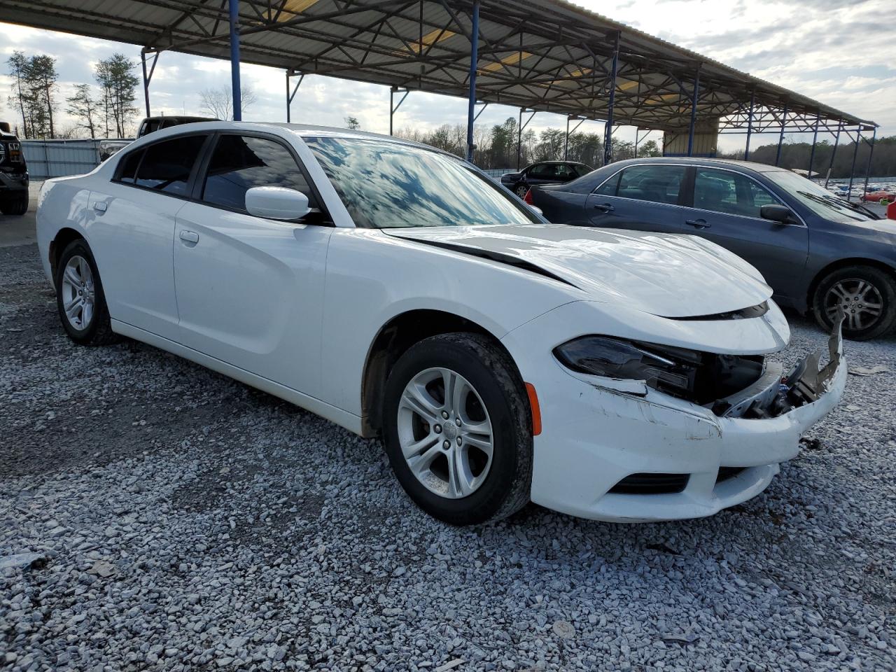 2020 Dodge Charger VIN 2C3CDXBG3LH122490 Copart auction photo, front end damage thumbnail 4