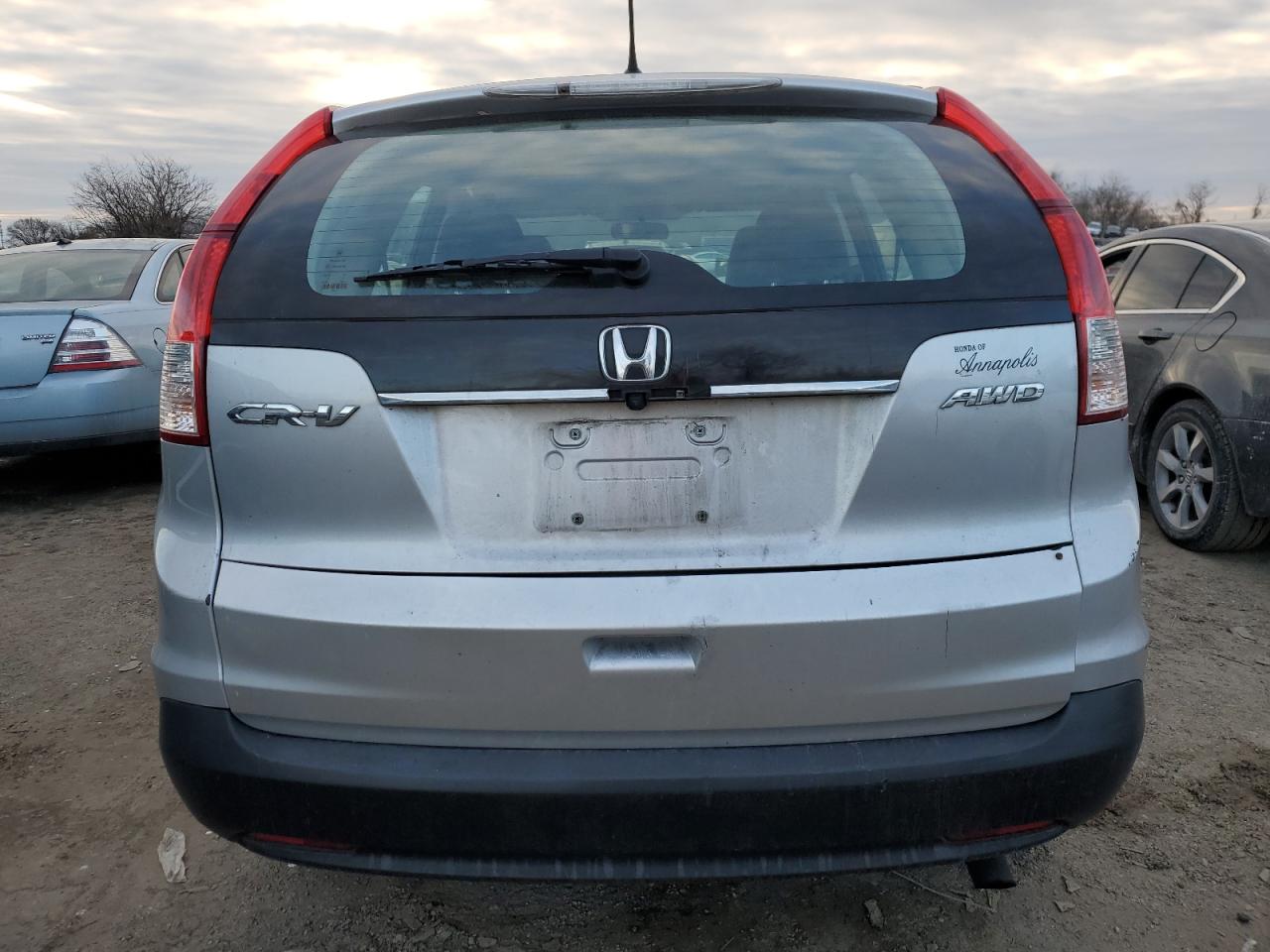 2012 Honda CR-V VIN 5J6RM4H35CL050553 Copart auction photo, front end damage thumbnail 6