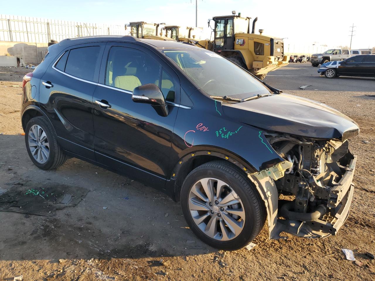 2018 Buick Encore VIN KL4CJASB1JB689870 Copart auction photo, front end damage thumbnail 4