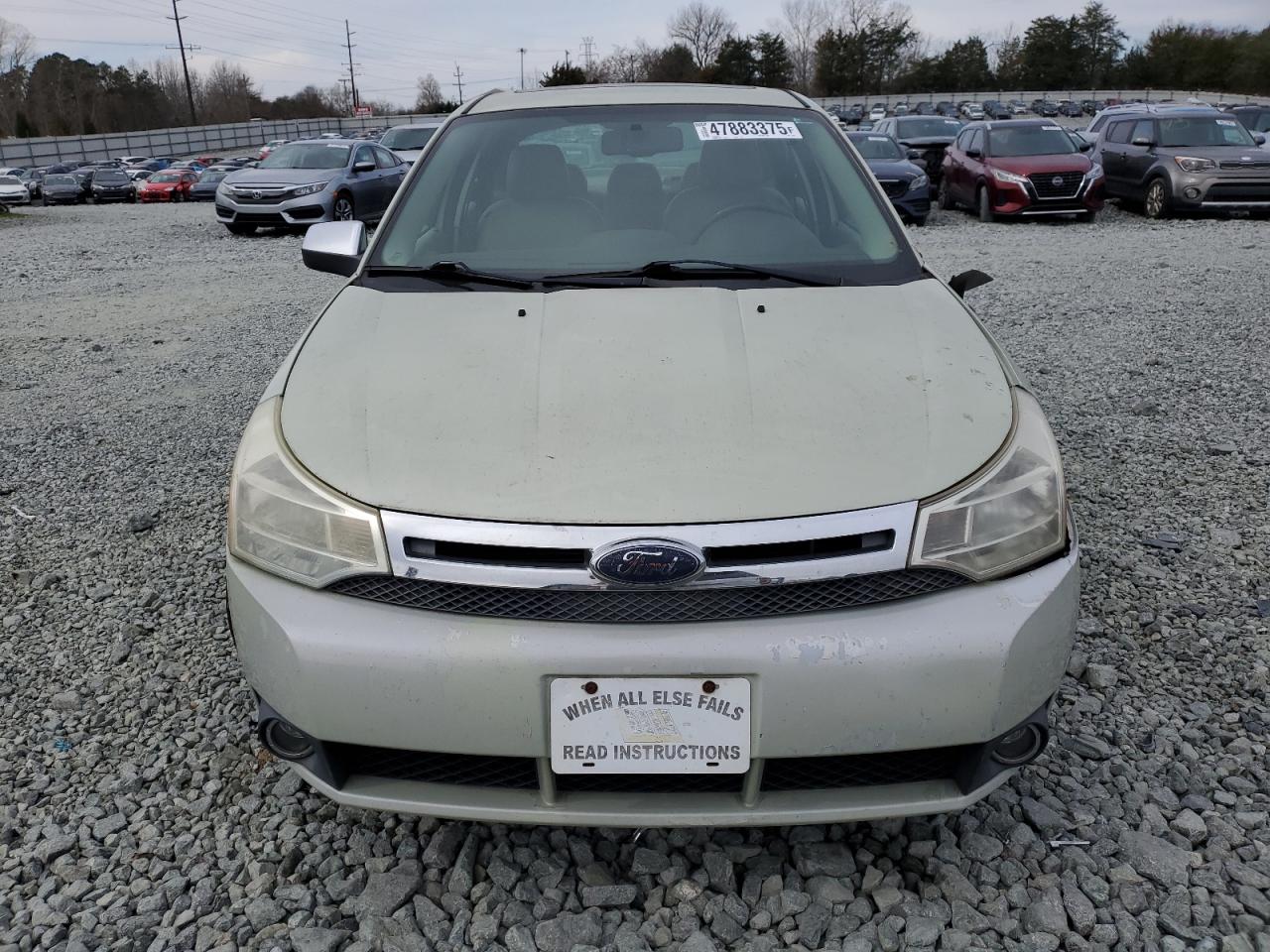 2010 Ford Focus VIN 1FAHP3HN8AW195933 Copart auction photo, front end / side damage thumbnail 5