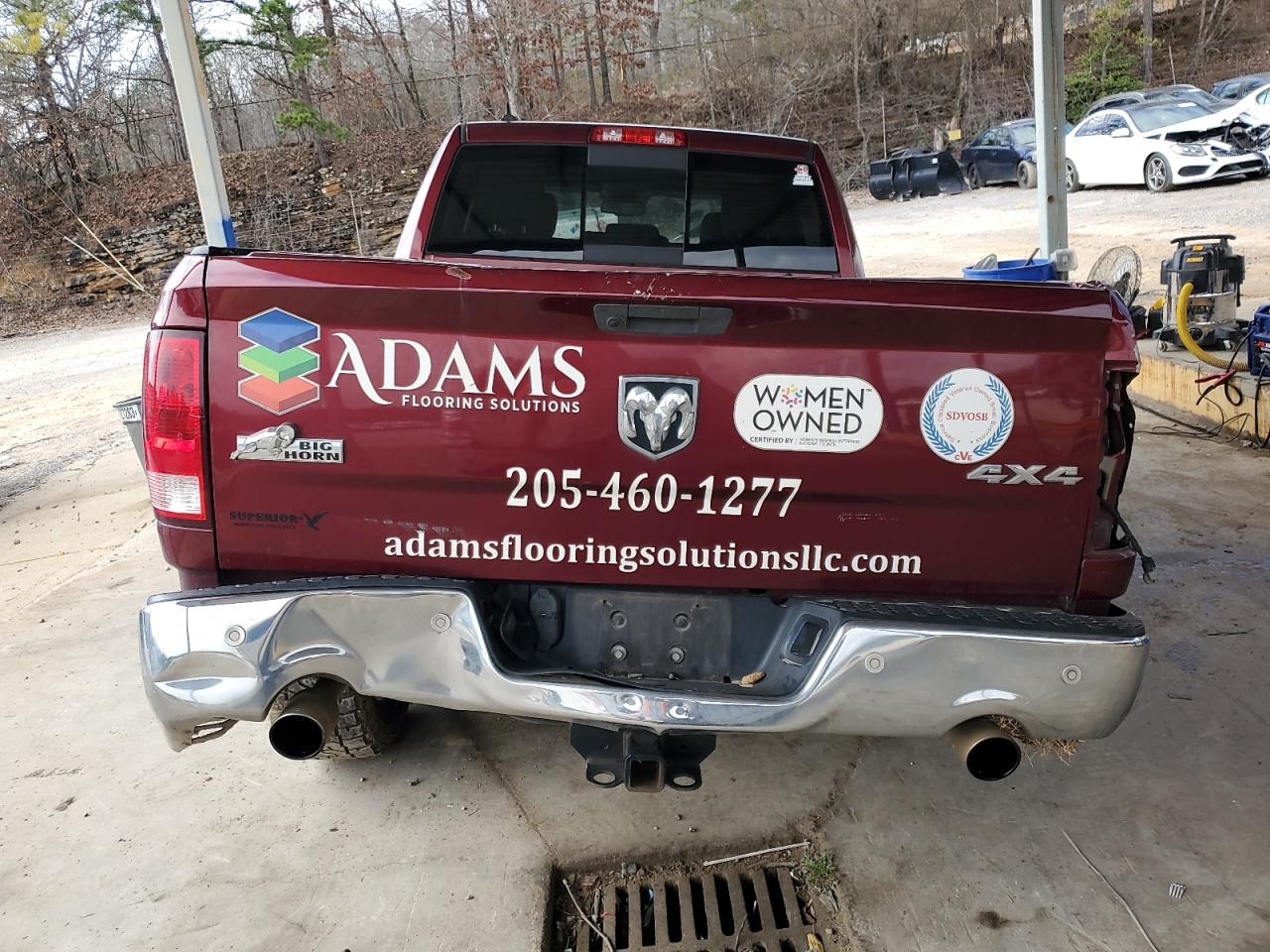 2019 RAM 1500 VIN 1C6RR7TTXKS714504 Copart auction photo, all over / undercarriage damage thumbnail 6