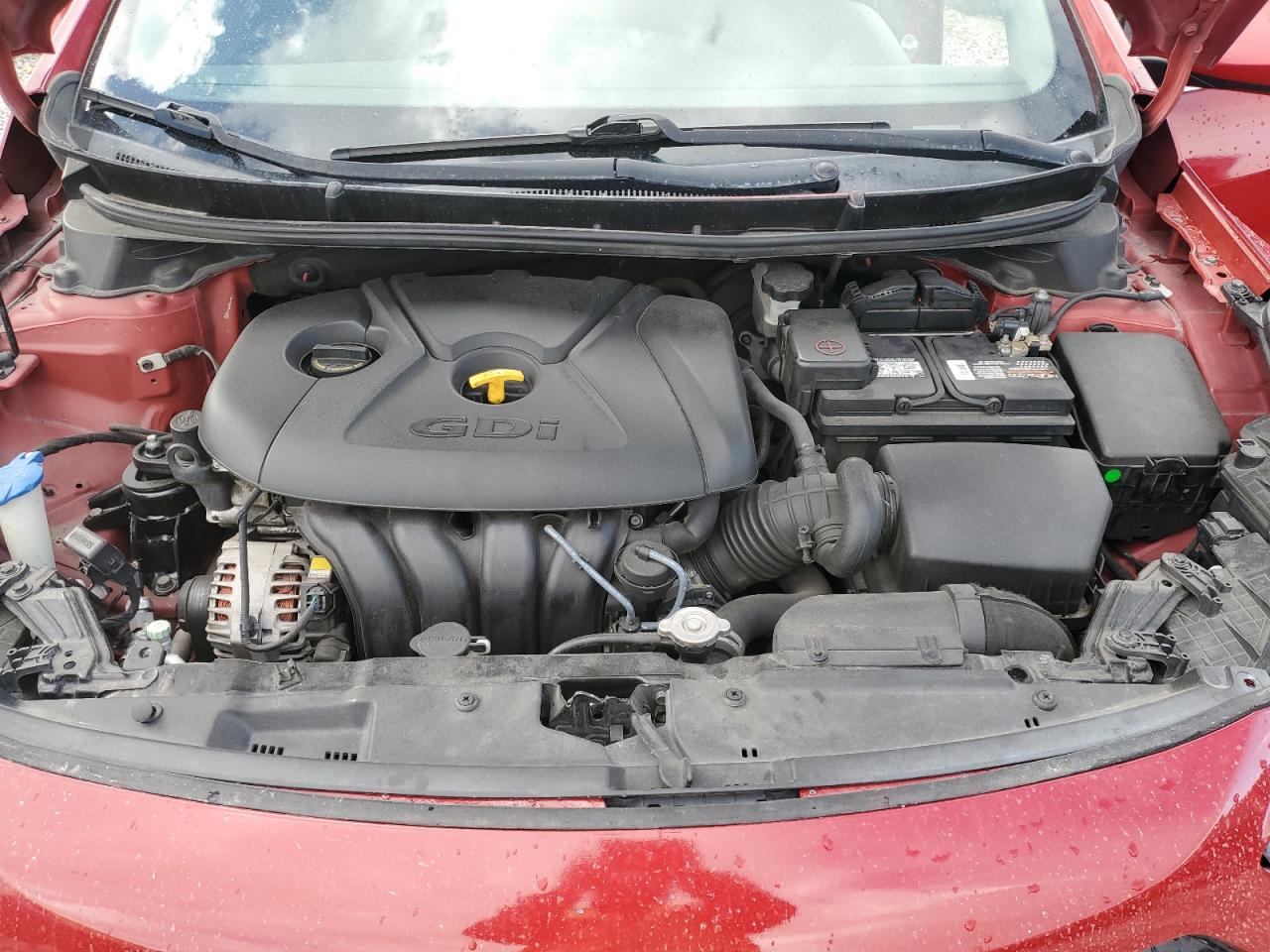 2014 Hyundai Elantra VIN KMHD35LH3EU233101 Copart auction photo, front end damage thumbnail 11