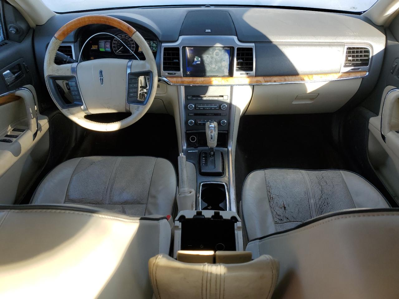 2011 Lincoln MKZ VIN 3LNDL2L32BR754056 Copart auction photo, undercarriage / front end damage thumbnail 8