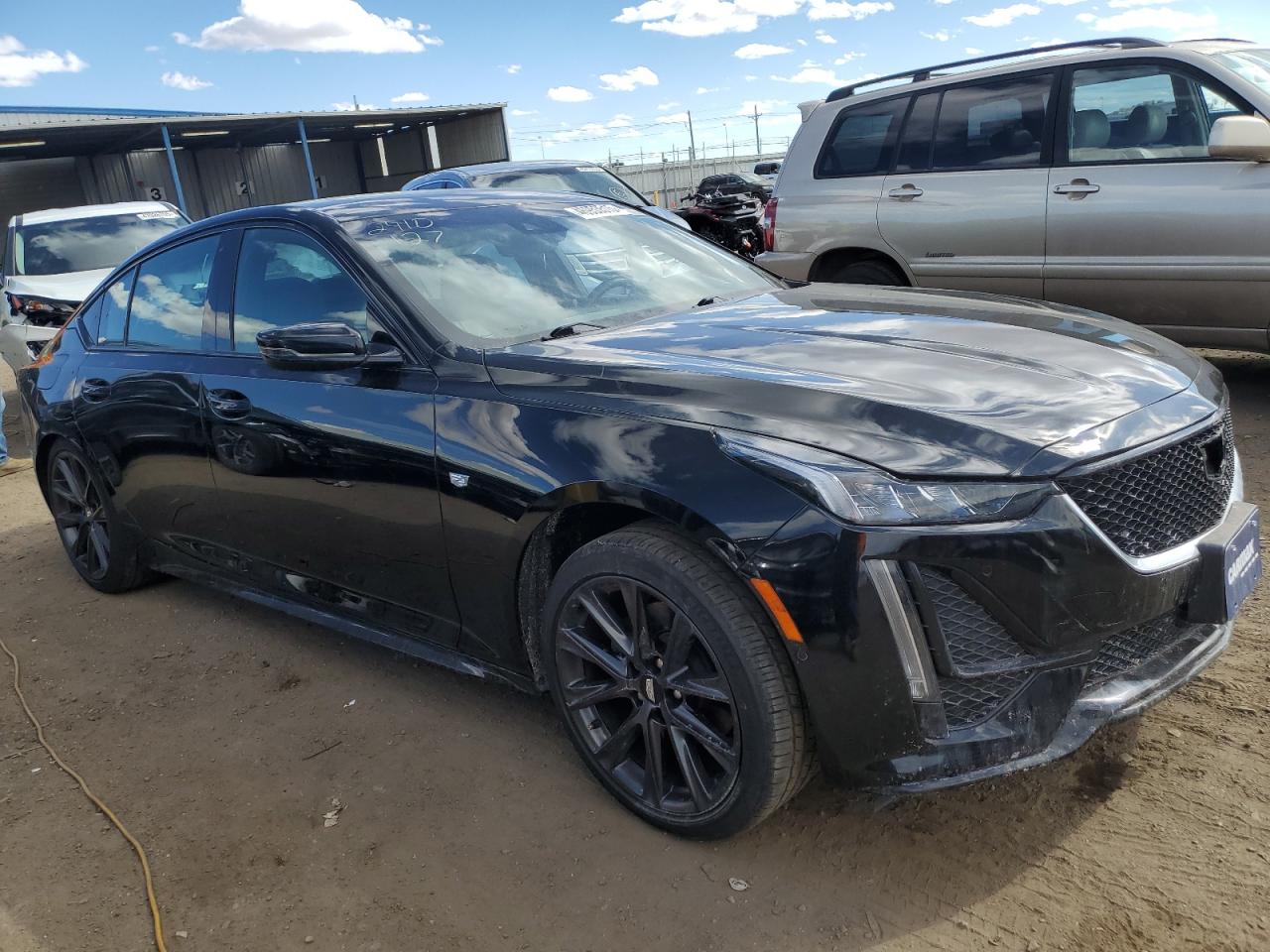2021 Cadillac CT5 VIN 1G6DU5RK9M0116314 Copart auction photo, side damage thumbnail 4