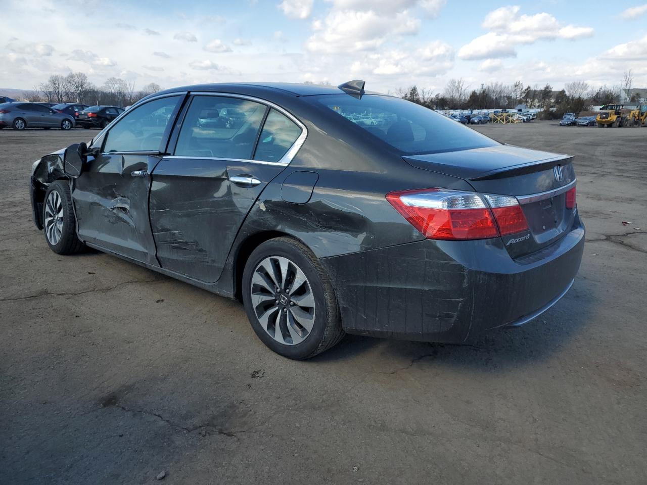2014 Honda Accord VIN 1HGCR6F70EA000805 Copart auction photo, front end / side damage thumbnail 2