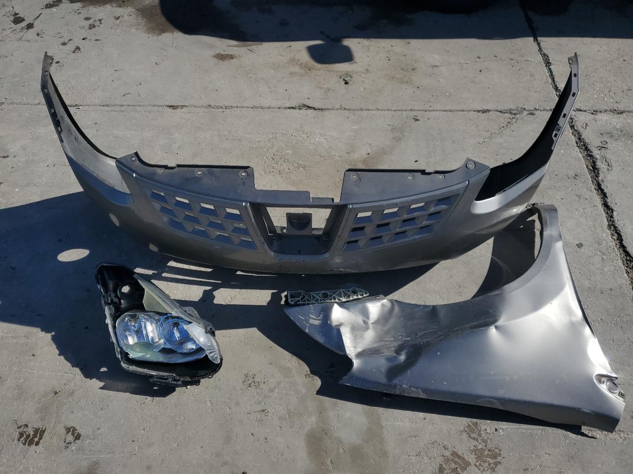 2009 Nissan Rogue VIN JN8AS58T49W061358 Copart auction photo, front end / side damage thumbnail 12