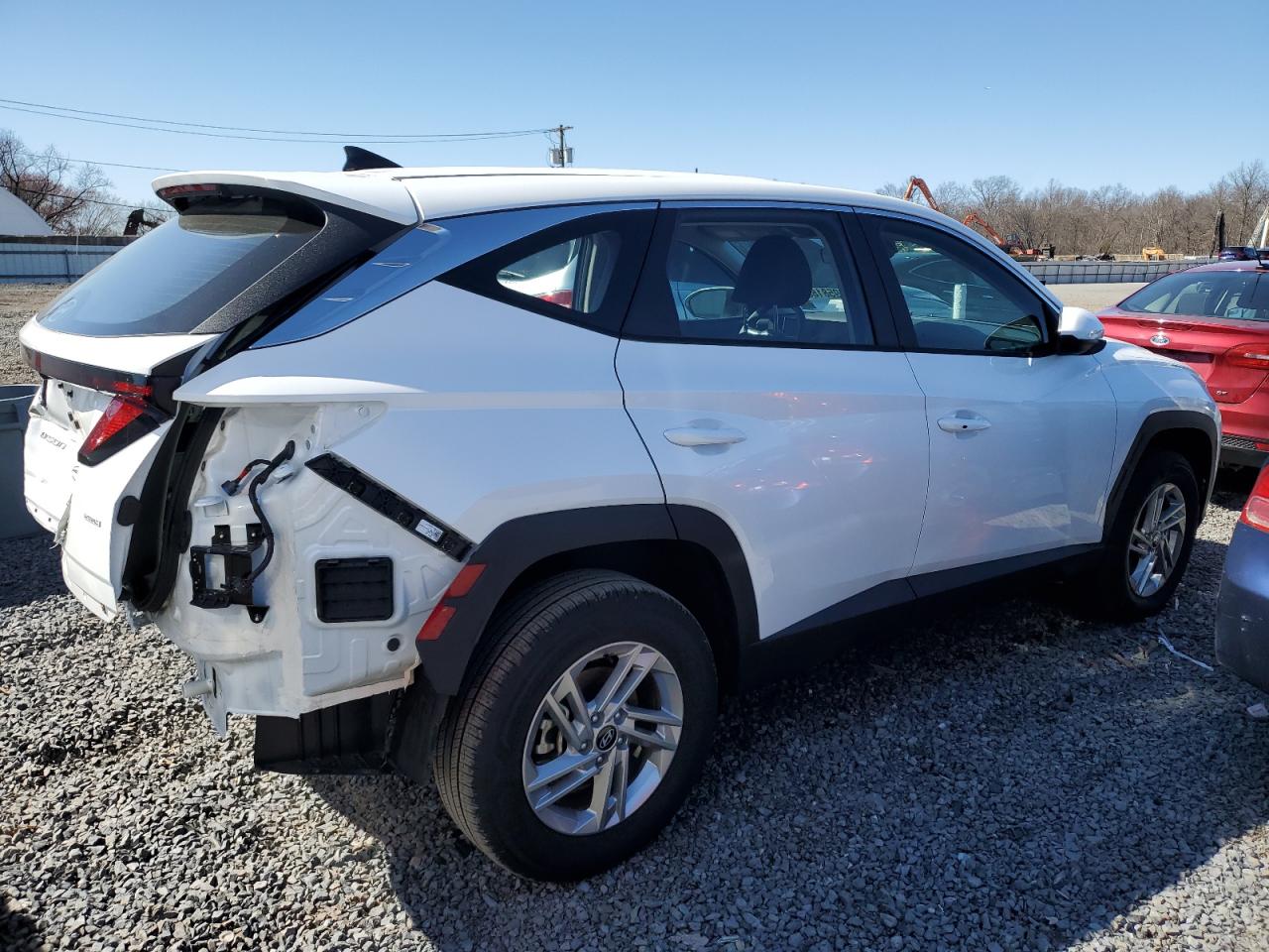 2025 Hyundai Tucson VIN 3KMJACDE4SE003547 Copart auction photo, rear end damage thumbnail 3