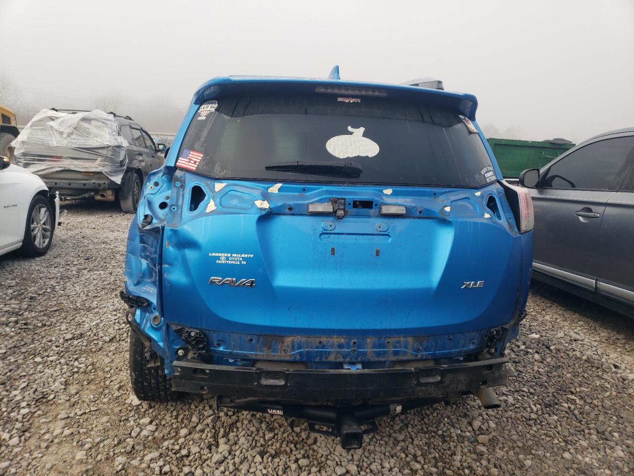 2016 Toyota RAV 4 VIN 2T3WFREV8GW278653 Copart auction photo, rear end damage thumbnail 6