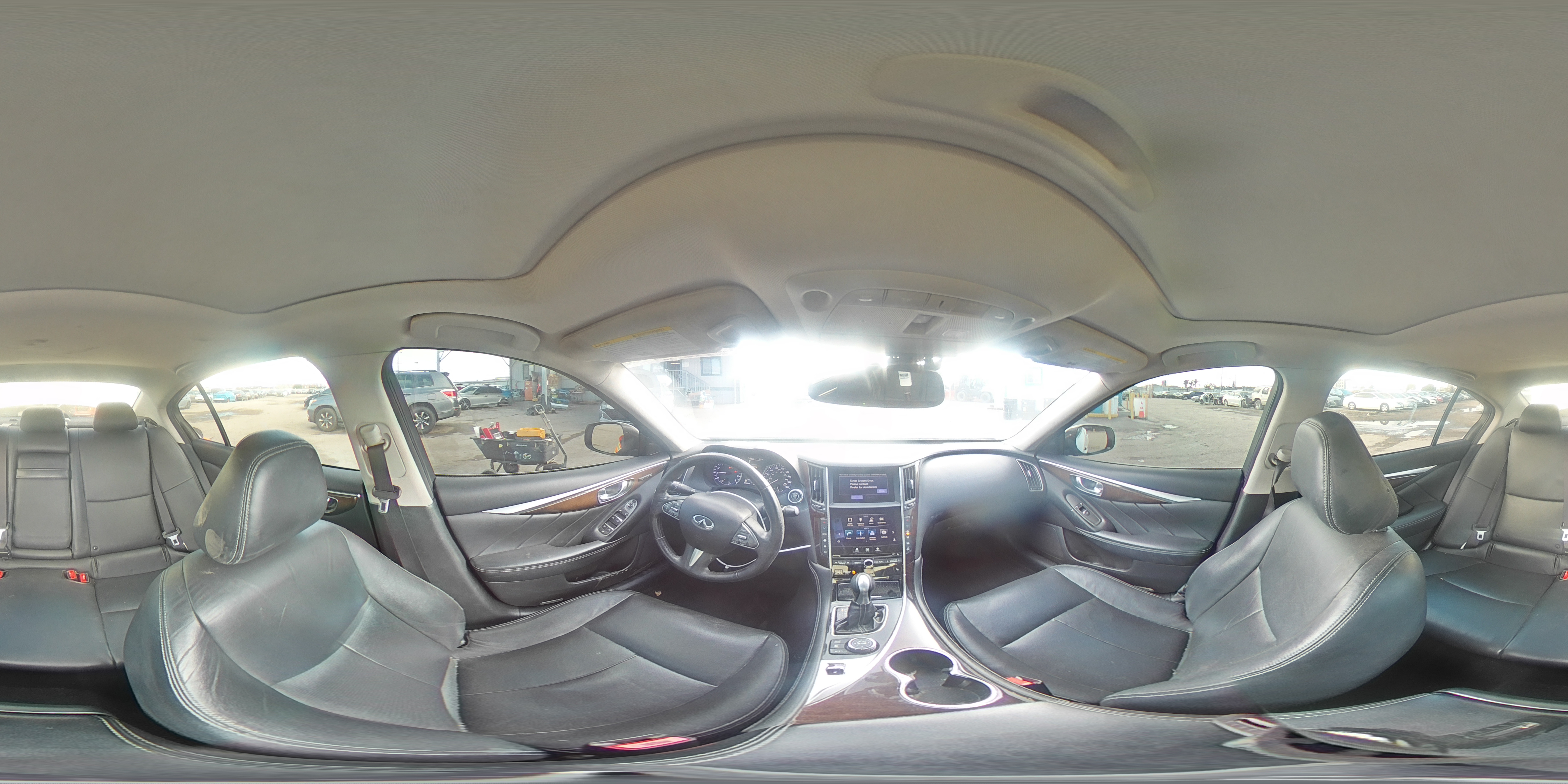 2016 Infiniti Q50 VIN JN1EV7AP4GM304790 Copart auction photo, rear end damage thumbnail 12