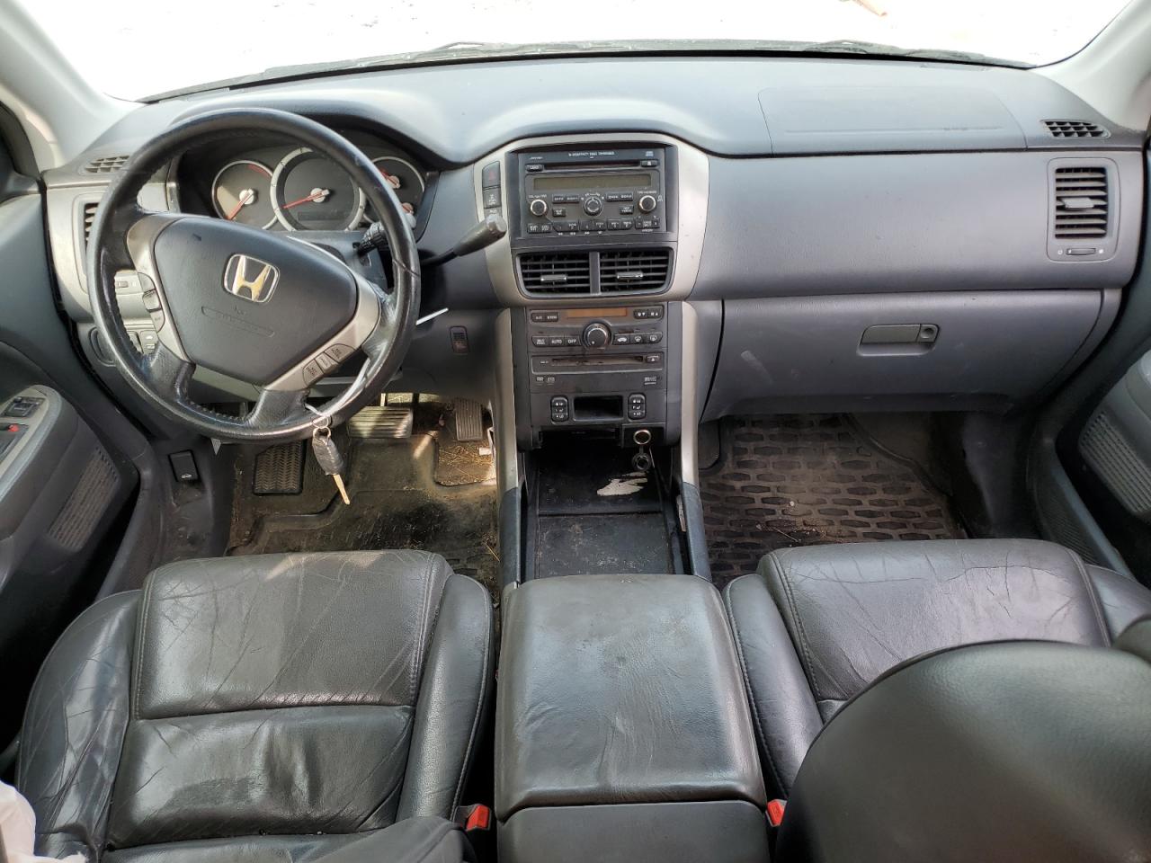2006 Honda Pilot VIN 2HKYF18656H526880 Copart auction photo, side / all over damage thumbnail 8