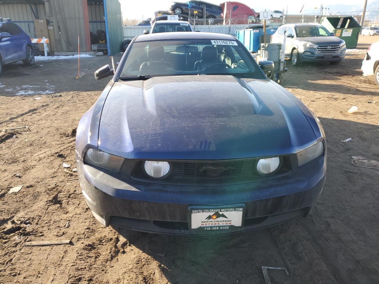 2010 Ford Mustang VIN 1ZVBP8CH2A5146597 Copart auction photo, side / rear end damage thumbnail 5