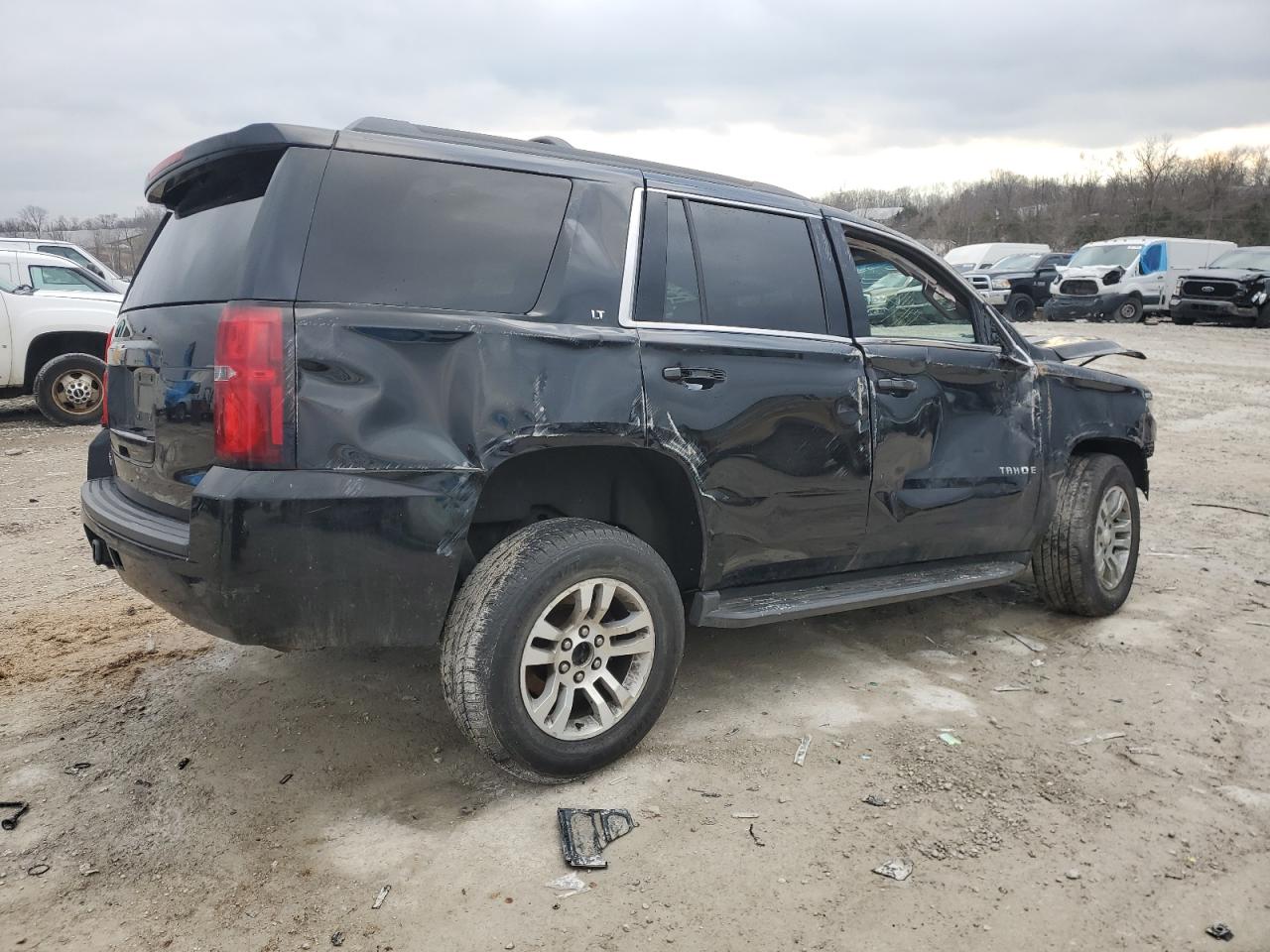 2017 Chevrolet Tahoe VIN 1GNSKBKC4HR278503 Copart auction photo, rollover / all over damage thumbnail 3