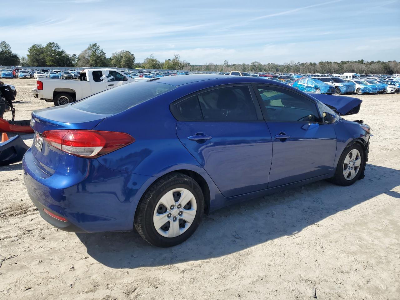 2017 KIA Forte VIN 3KPFK4A7XHE144875 Copart auction photo, front end damage thumbnail 3