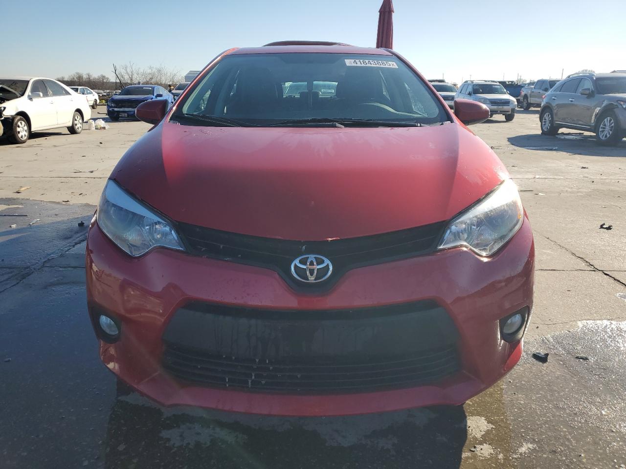 2014 Toyota Corolla VIN 5YFBURHE2EP031930 Copart auction photo, rear end damage thumbnail 5