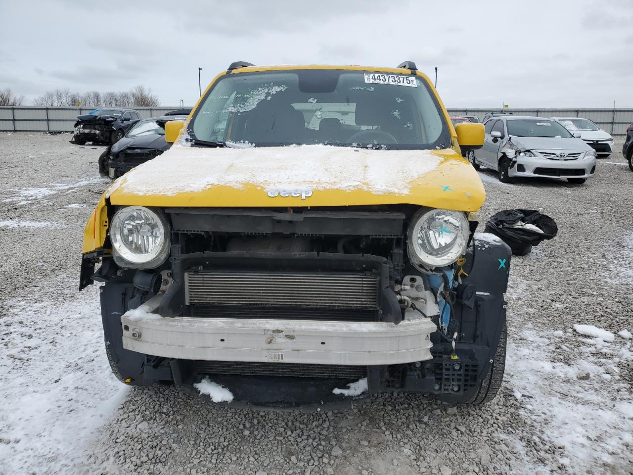 2017 Jeep Renegade VIN ZACCJBBB4HPE72776 Copart auction photo, front end damage thumbnail 5
