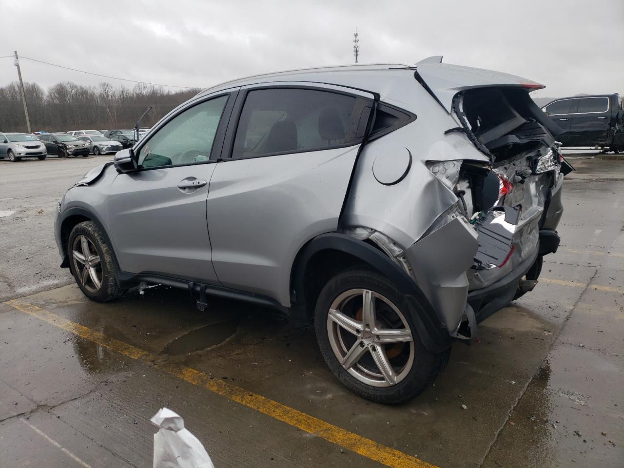2020 Honda HR-V VIN 3CZRU6H5XLM703695 Copart auction photo, all over damage thumbnail 2