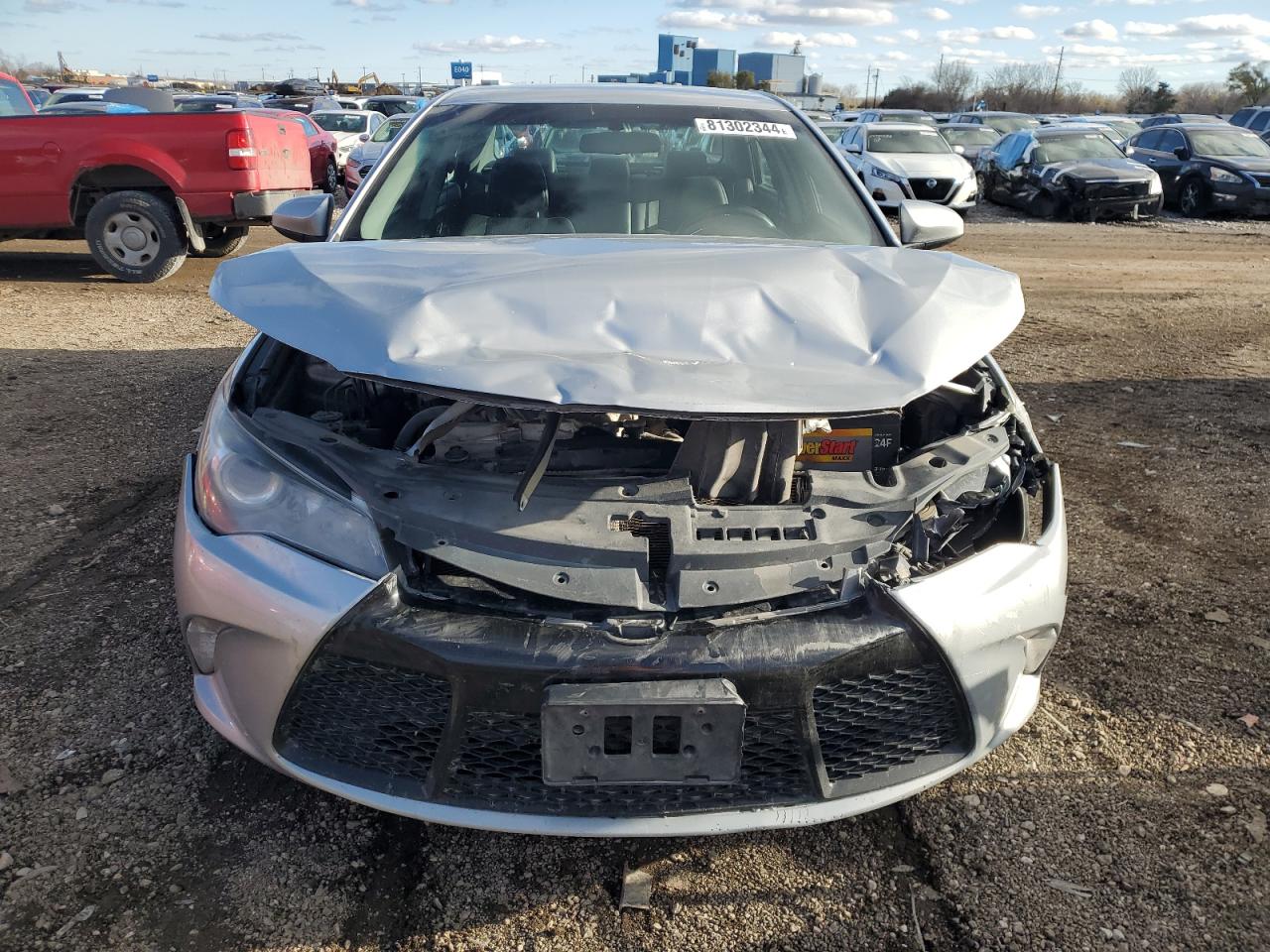 2017 Toyota Camry VIN 4T1BF1FK8HU806321 Copart auction photo, front end damage thumbnail 5