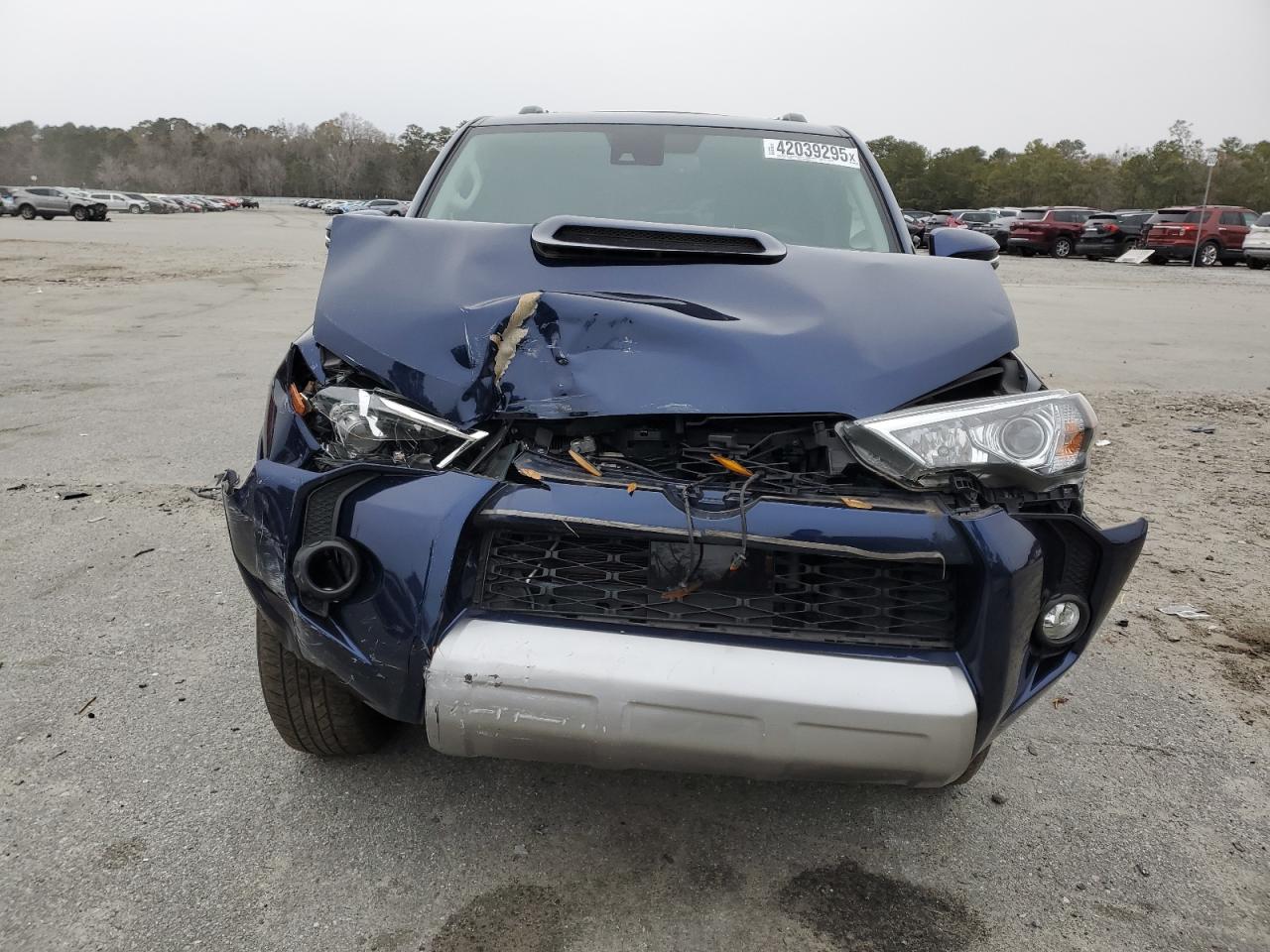 2020 Toyota 4Runner VIN JTEBU5JR9L5833287 Copart auction photo, front end damage thumbnail 5