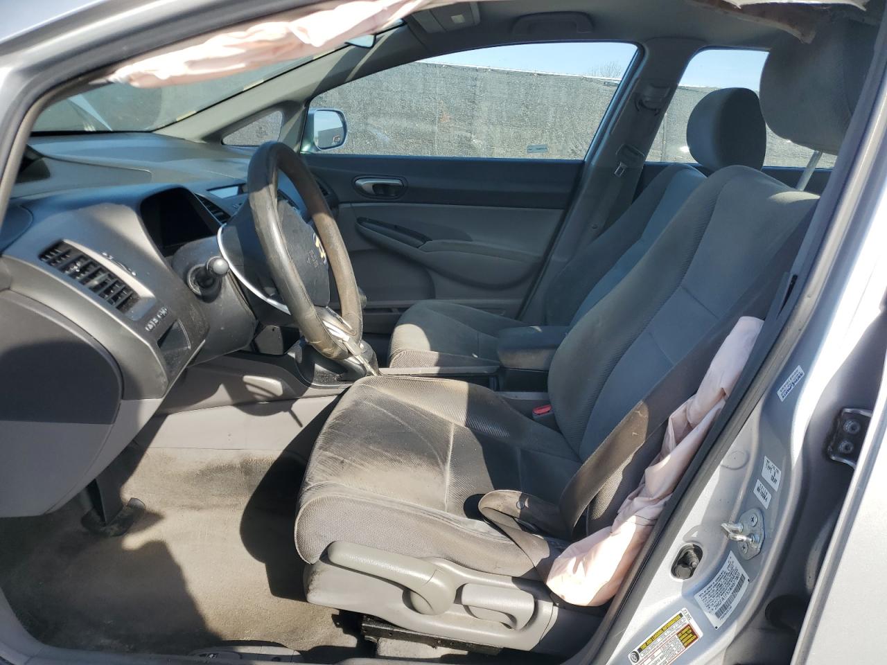 2010 Honda Civic VIN 2HGFA1F57AH577803 Copart auction photo, all over damage thumbnail 7