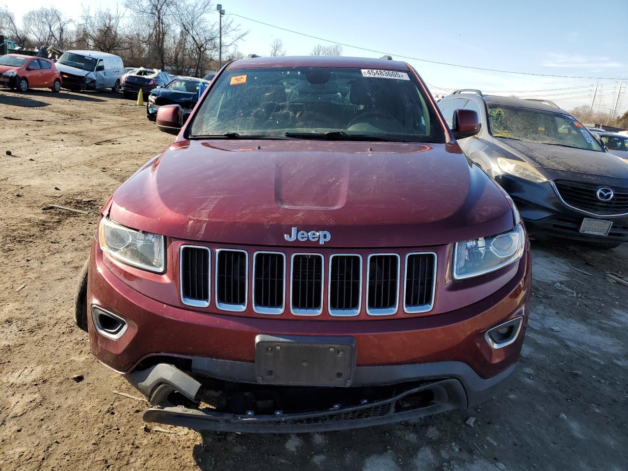 2016 Jeep Grand Cherokee VIN 1C4RJFAG3GC414305 Copart auction photo, undercarriage / side damage thumbnail 5