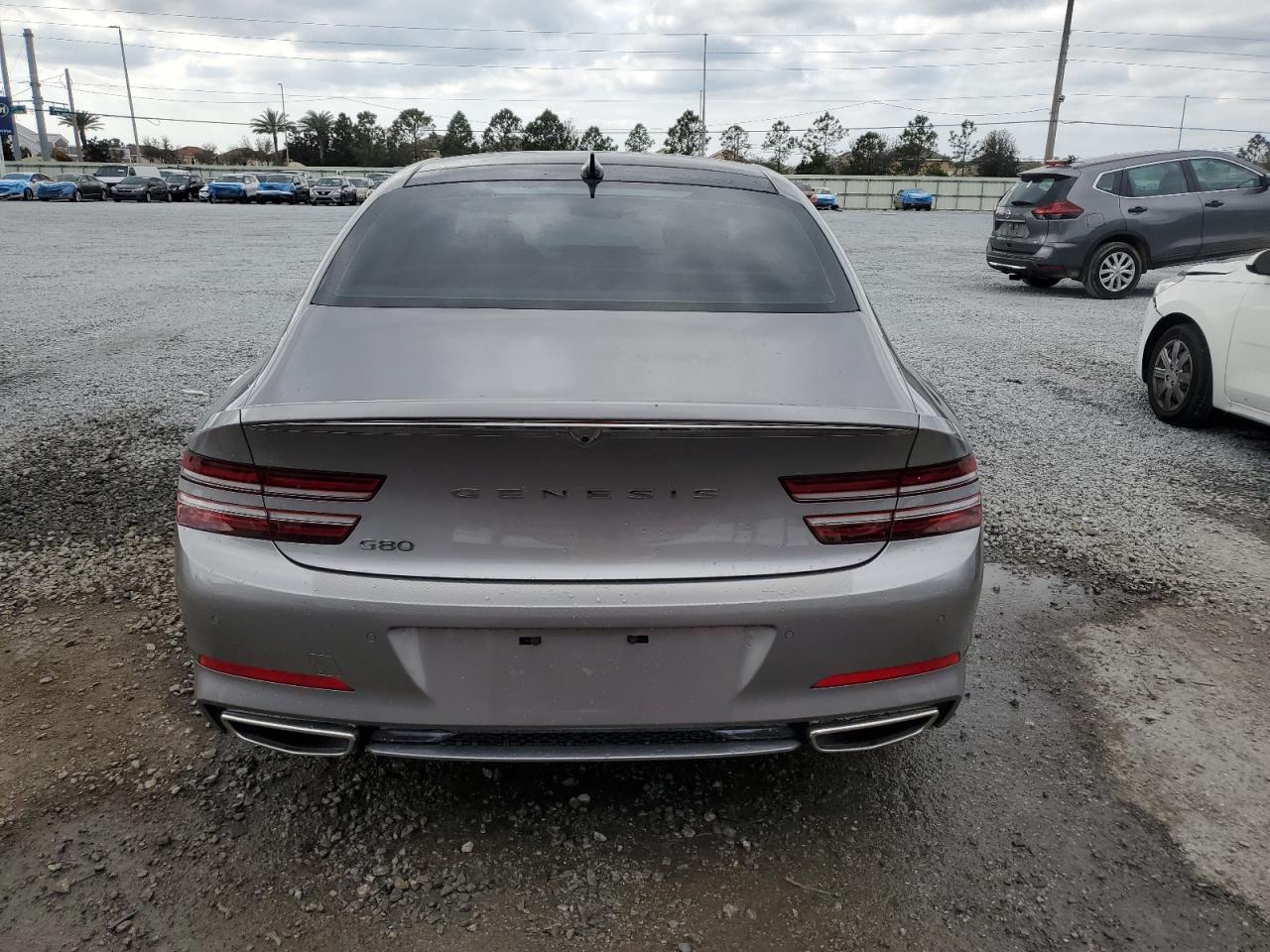 2021 Genesis G80 VIN KMTGB4SC1MU062014 Copart auction photo, water/flood damage thumbnail 6