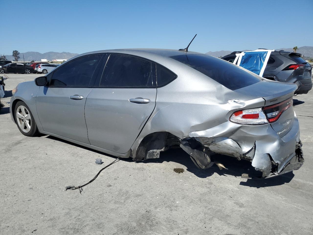 2015 Dodge Dart VIN 1C3CDFAA7FD407685 Copart auction photo, rear end / undercarriage damage thumbnail 2
