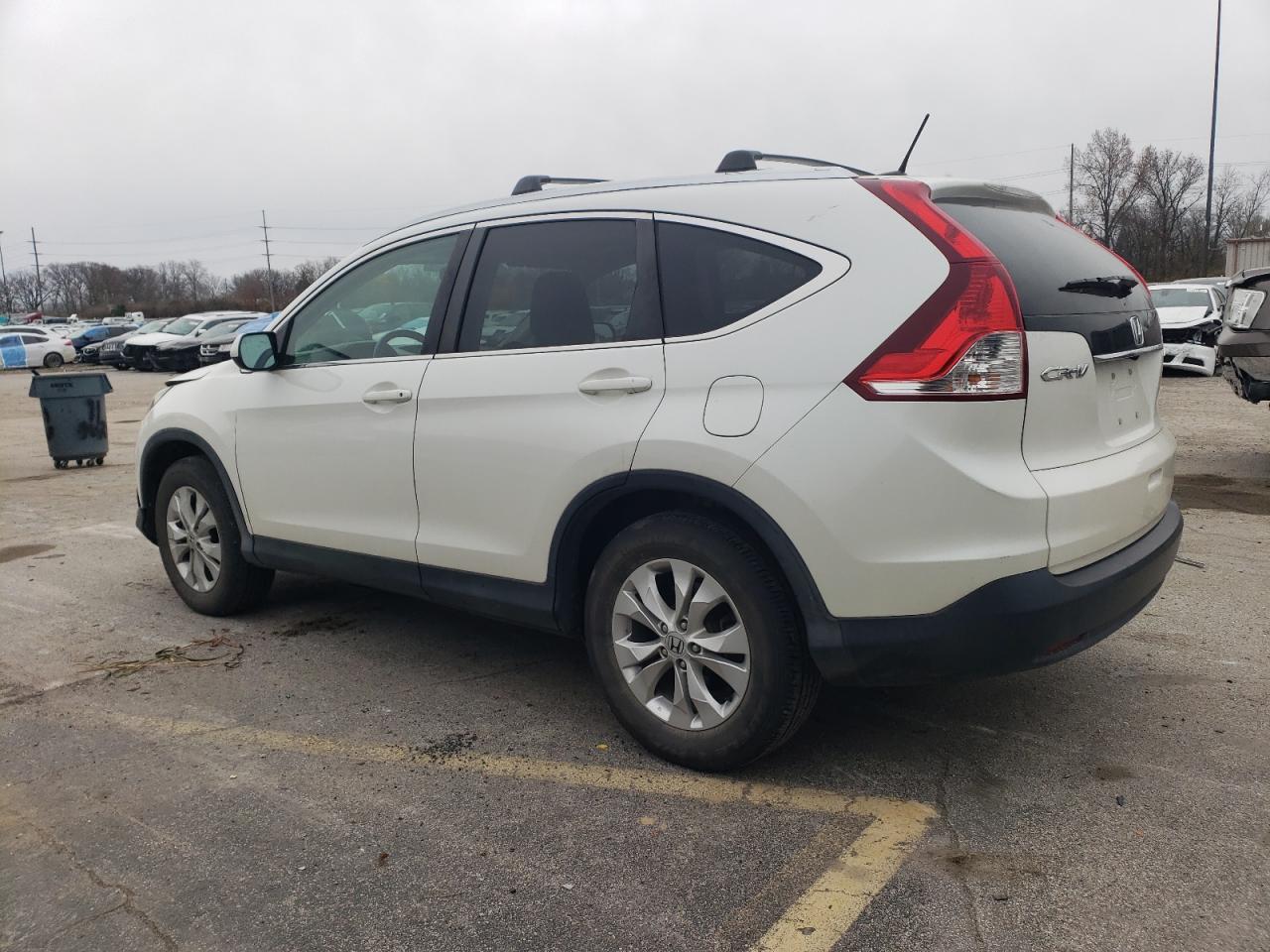 2014 Honda CR-V VIN 5J6RM4H76EL022637 Copart auction photo, front end / side damage thumbnail 2
