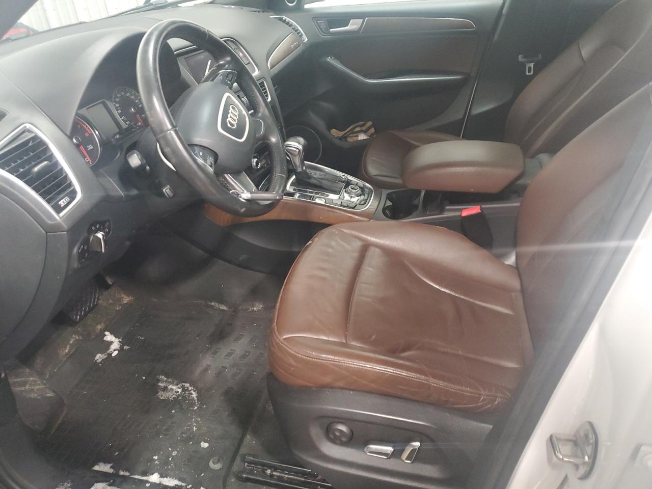 2014 Audi Q5 VIN WA1LFAFP5EA072846 Copart auction photo, undercarriage / side damage thumbnail 7