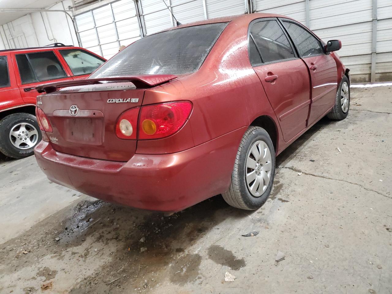2004 Toyota Corolla VIN JTDBR32EX42048561 Copart auction photo, front end damage thumbnail 3