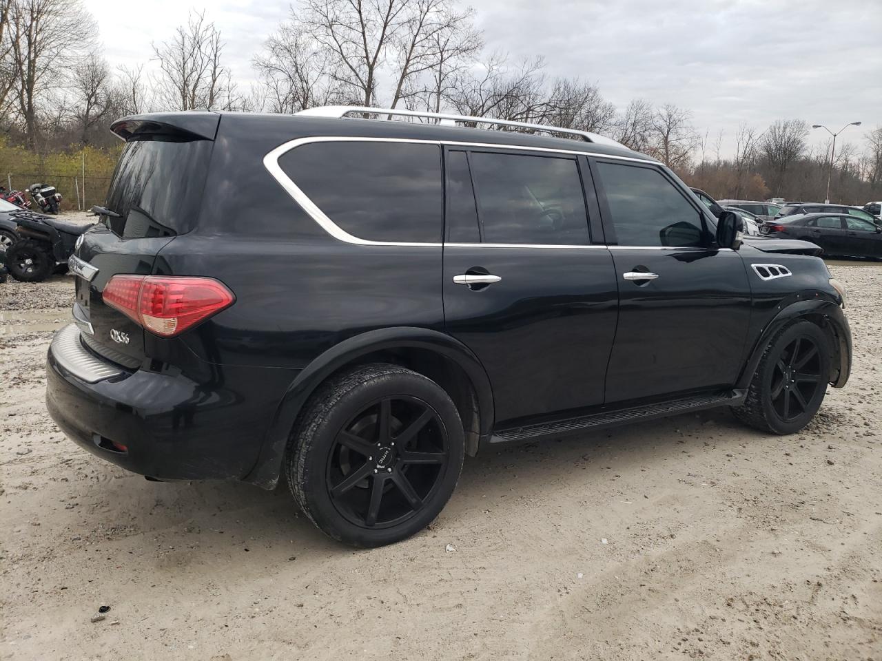 2012 Infiniti QX56 VIN JN8AZ2NE5C9017584 Copart auction photo, front end damage thumbnail 3