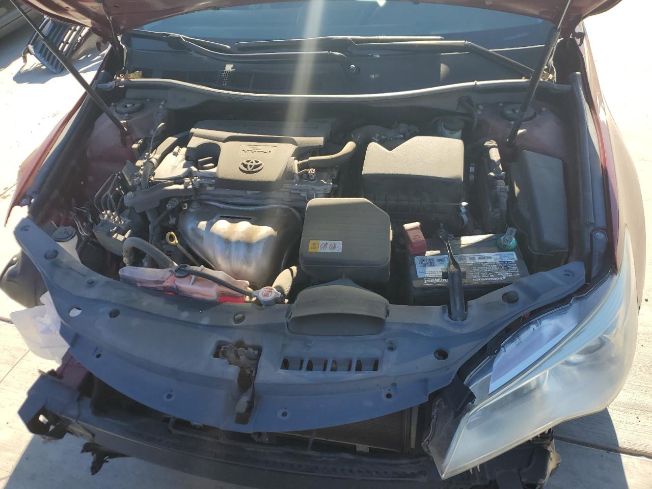 2017 Toyota Camry VIN 4T1BF1FKXHU620411 Copart auction photo, front end damage thumbnail 12