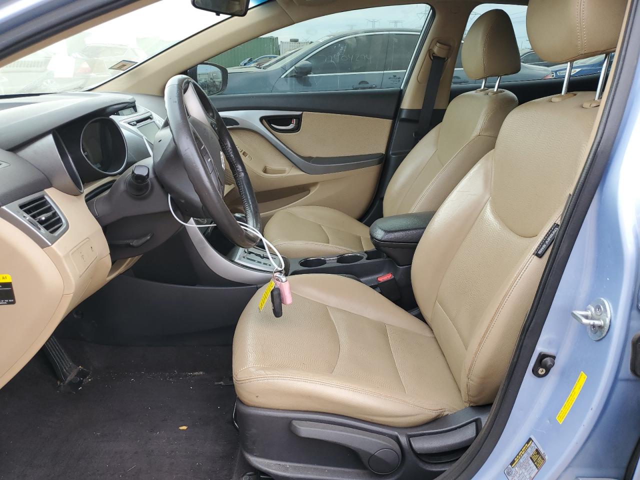 2011 Hyundai Elantra VIN KMHDH4AE3BU092921 Copart auction photo, front end damage thumbnail 7