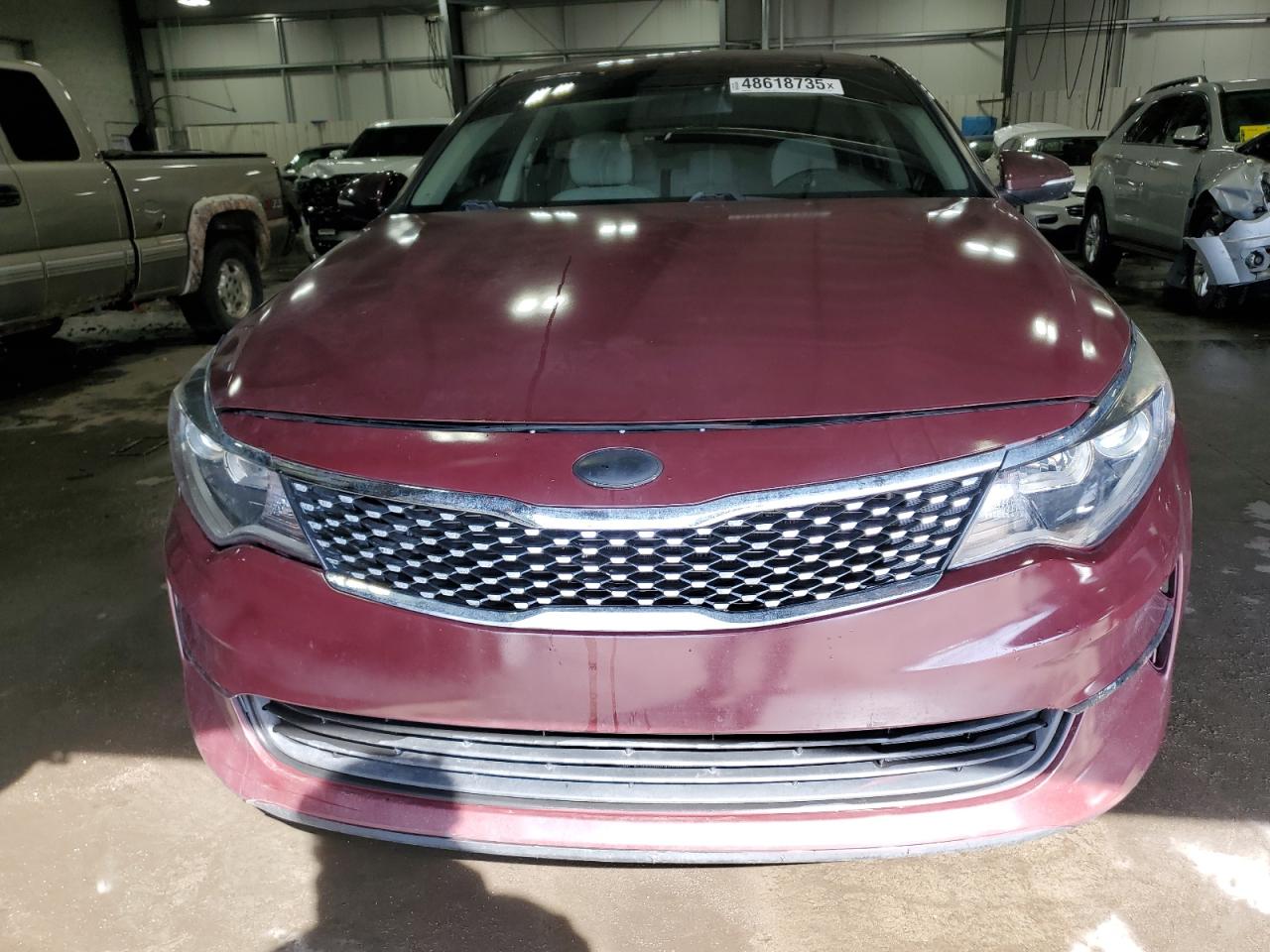 2018 KIA Optima VIN 5XXGT4L38JG259127 Copart auction photo, vandalism damage thumbnail 5