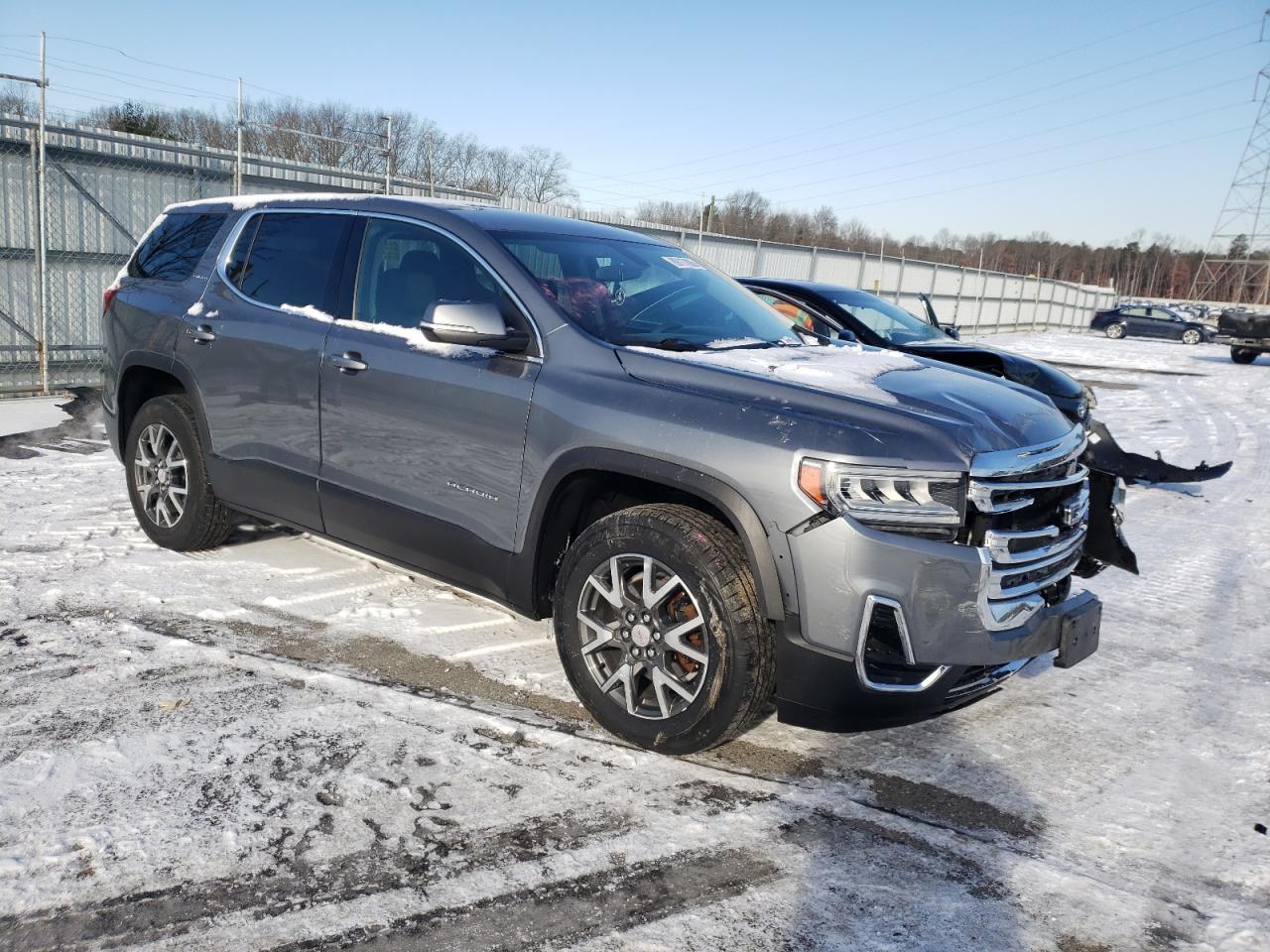 2021 GMC Acadia VIN 1GKKNKLA3MZ184141 Copart auction photo, mechanical / front end damage thumbnail 4