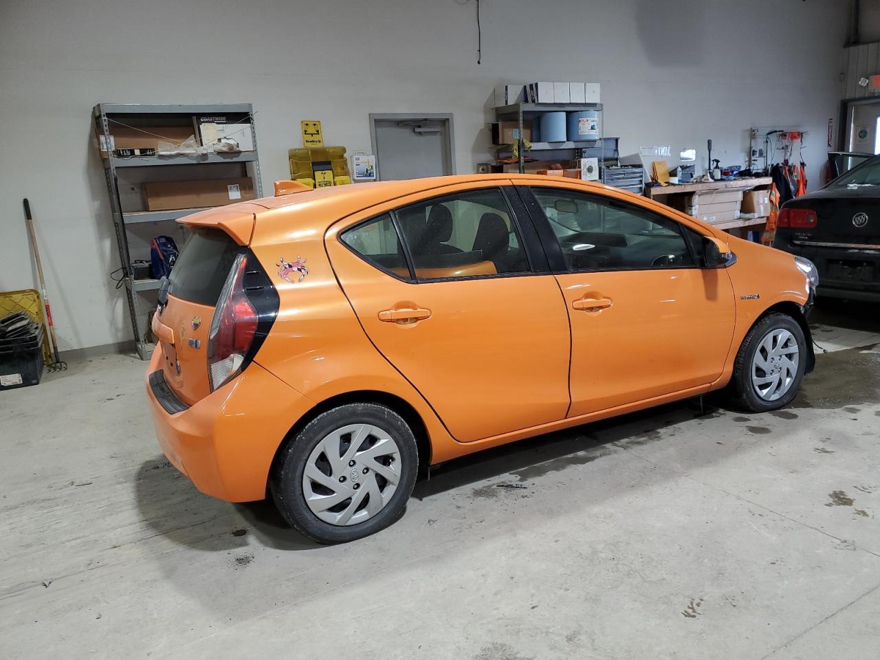 2015 Toyota Prius VIN JTDKDTB30F1087794 Copart auction photo, front end damage thumbnail 3