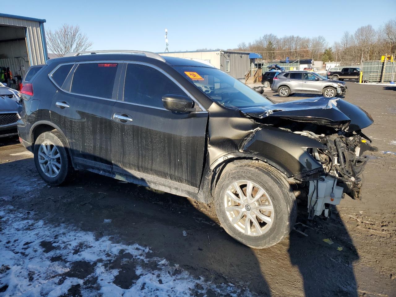 2017 Nissan Rogue VIN KNMAT2MVXHP544036 Copart auction photo, all over damage thumbnail 4