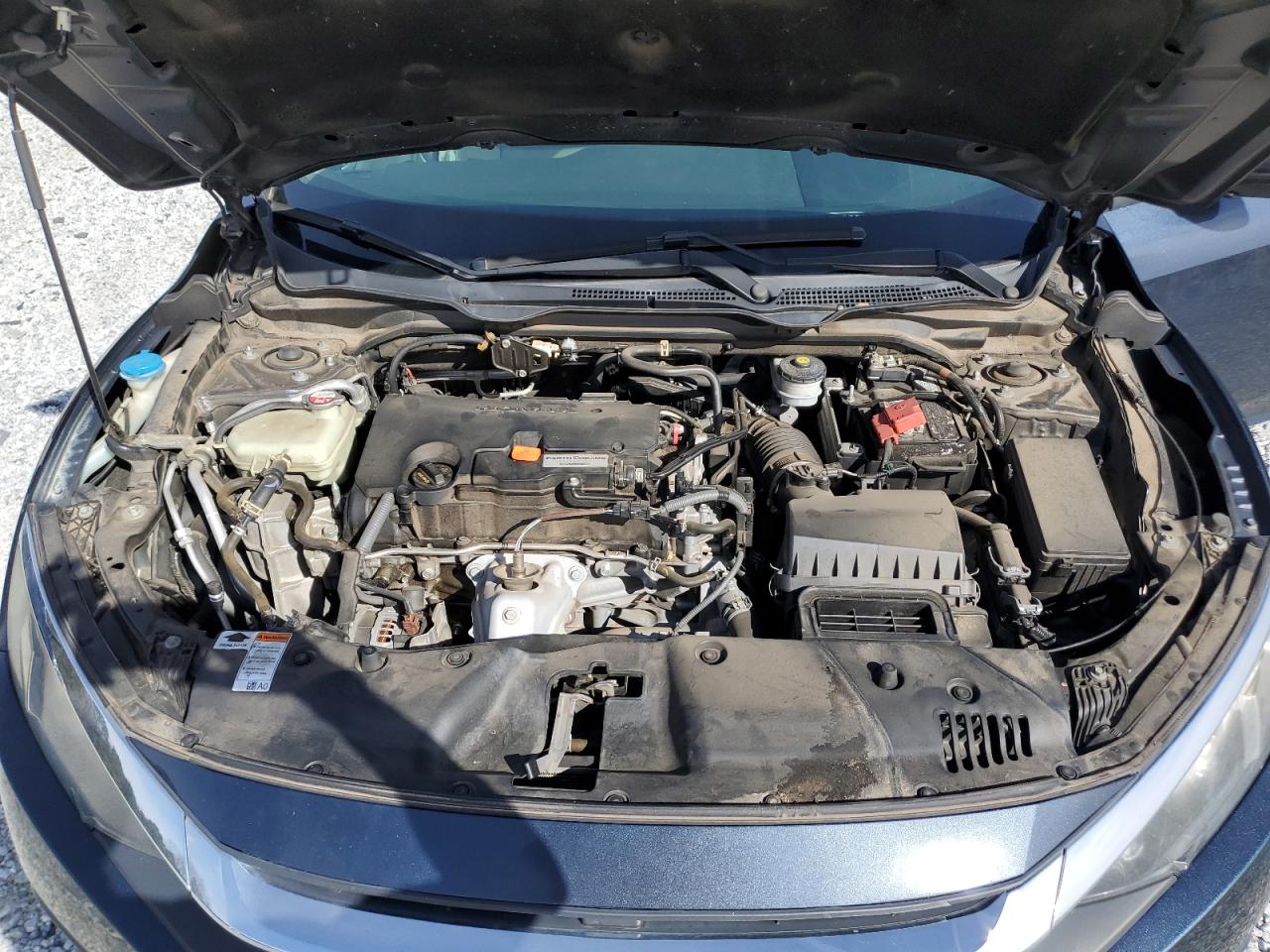 2017 Honda Civic VIN 19XFC2F57HE033743 Copart auction photo, side damage thumbnail 11