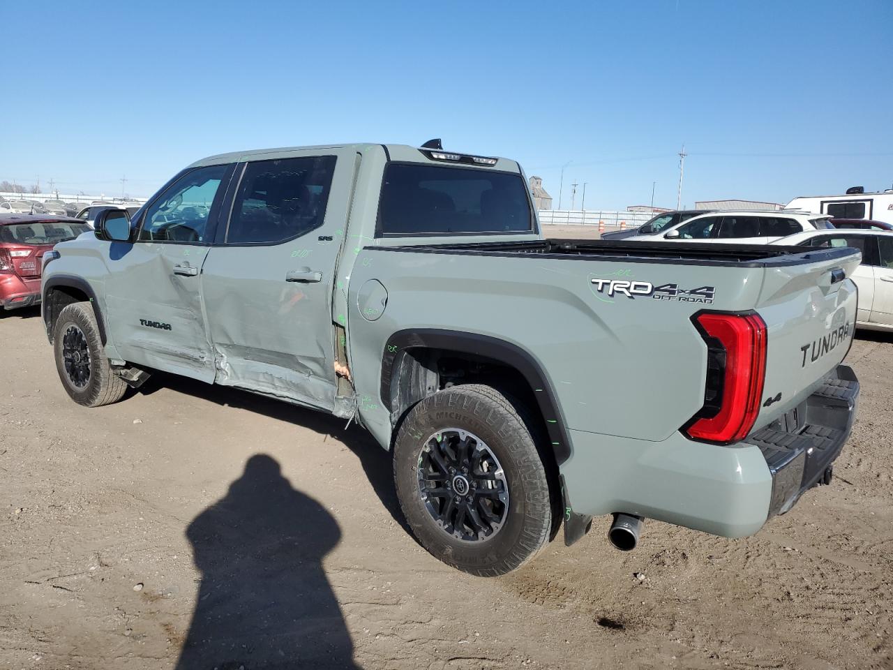 2023 Toyota Tundra VIN 5TFLA5DB0PX073759 Copart auction photo, all over damage thumbnail 2