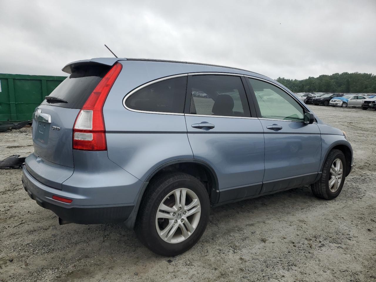 2011 Honda CR-V VIN JHLRE4H79BC004425 Copart auction photo, side / front end damage thumbnail 3