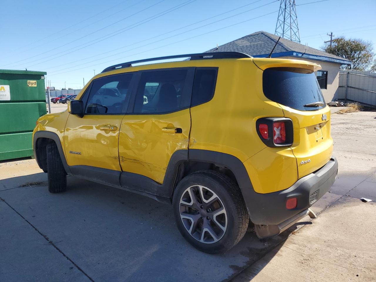 2016 Jeep Renegade VIN ZACCJBBT6GPD00756 Copart auction photo, side / front end damage thumbnail 2