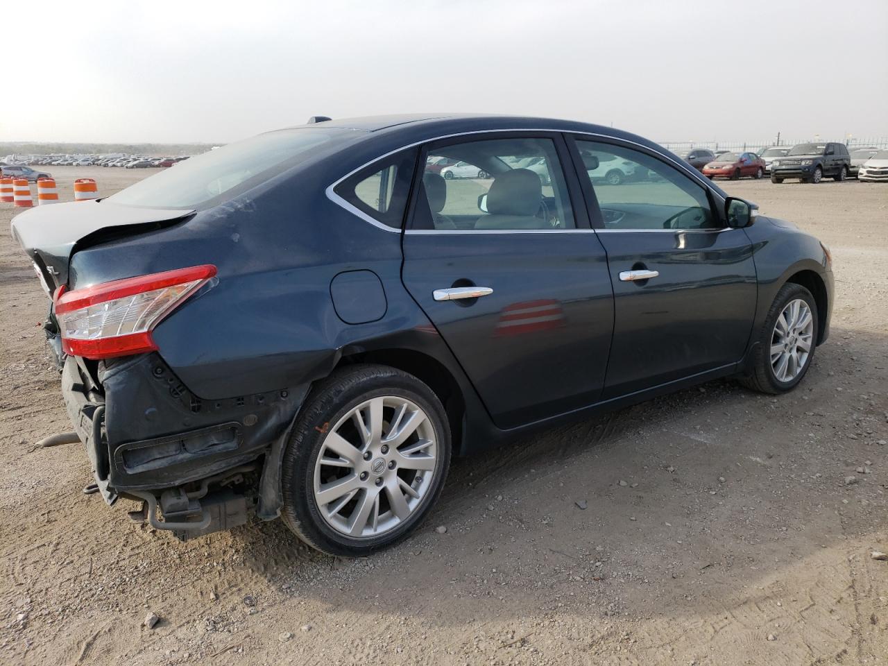 2015 Nissan Sentra VIN 3N1AB7AP1FY264431 Copart auction photo, rear end damage thumbnail 3