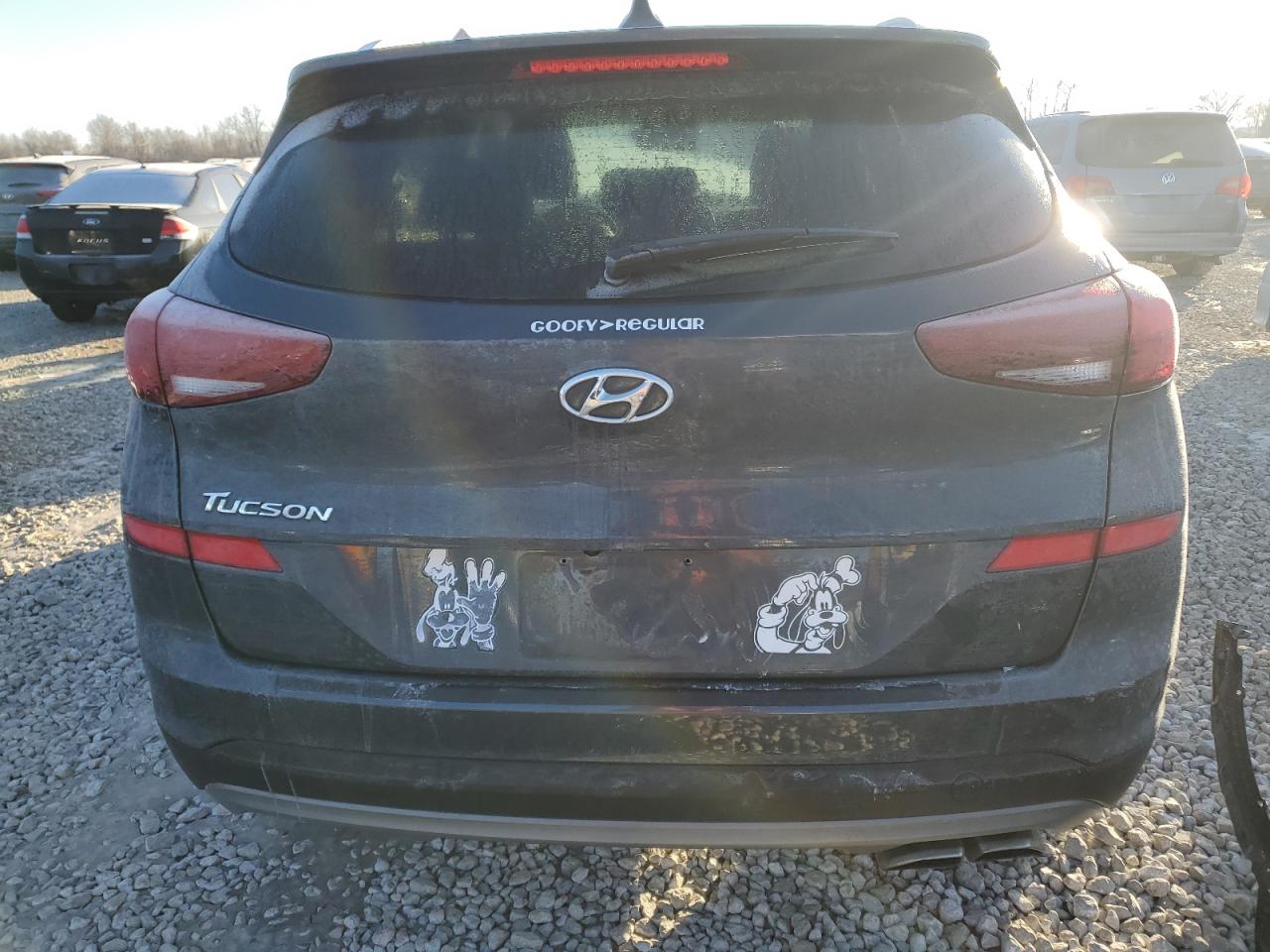 2021 Hyundai Tucson VIN KM8J33AL6MU350717 Copart auction photo, front end / undercarriage damage thumbnail 6