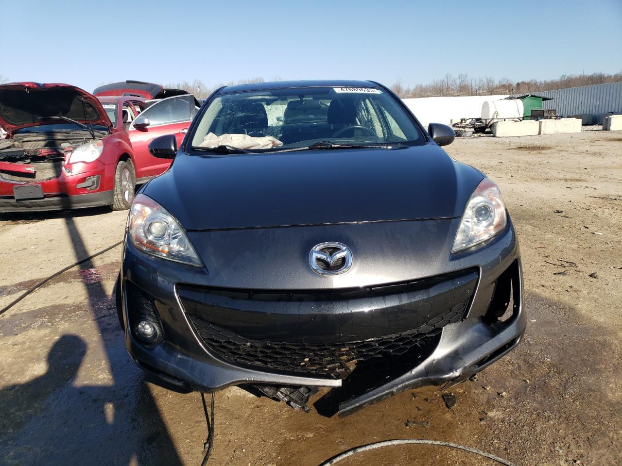 2012 Mazda 3 VIN JM1BL1V59C1503499 Copart auction photo, front end damage thumbnail 5