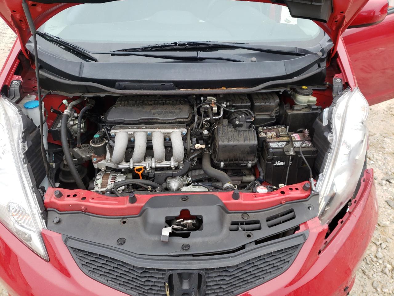 2009 Honda Fit VIN JHMGE88459S014367 Copart auction photo, front end damage thumbnail 11