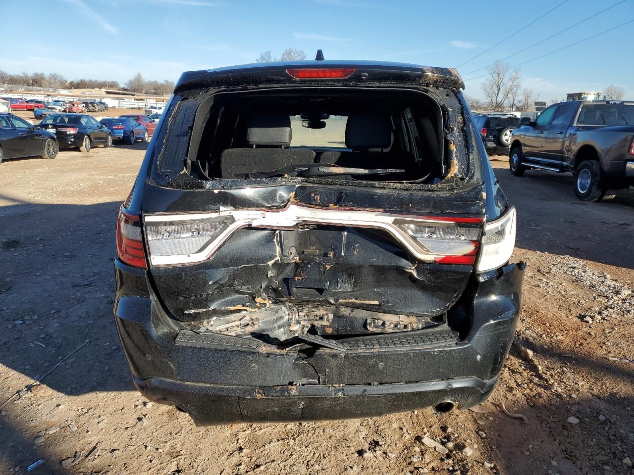 2018 Dodge Durango VIN 1C4RDHAG6JC186259 Copart auction photo, rear end / minor dent/scratches damage thumbnail 6