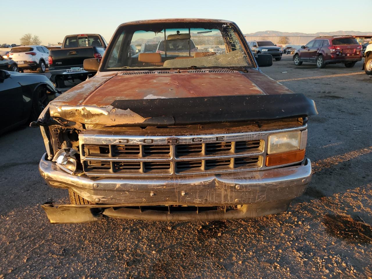 1993 Dodge Dakota VIN 1B7FL26X7PS268513 Copart auction photo, all over damage thumbnail 5
