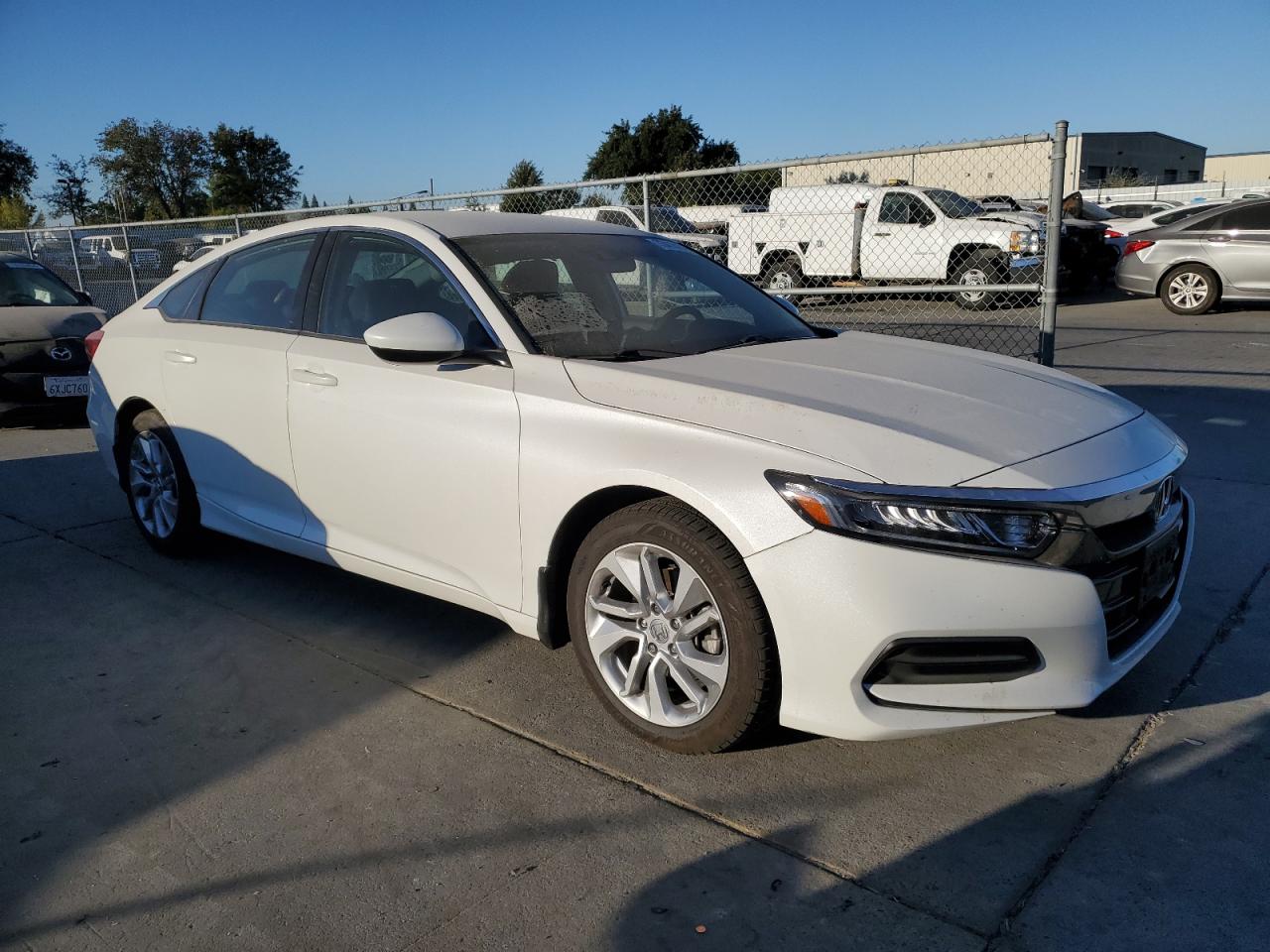 2020 Honda Accord VIN 1HGCV1F14LA054292 Copart auction photo, side damage thumbnail 4